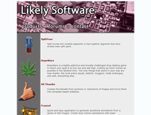 Tablet Screenshot of likelysoft.com